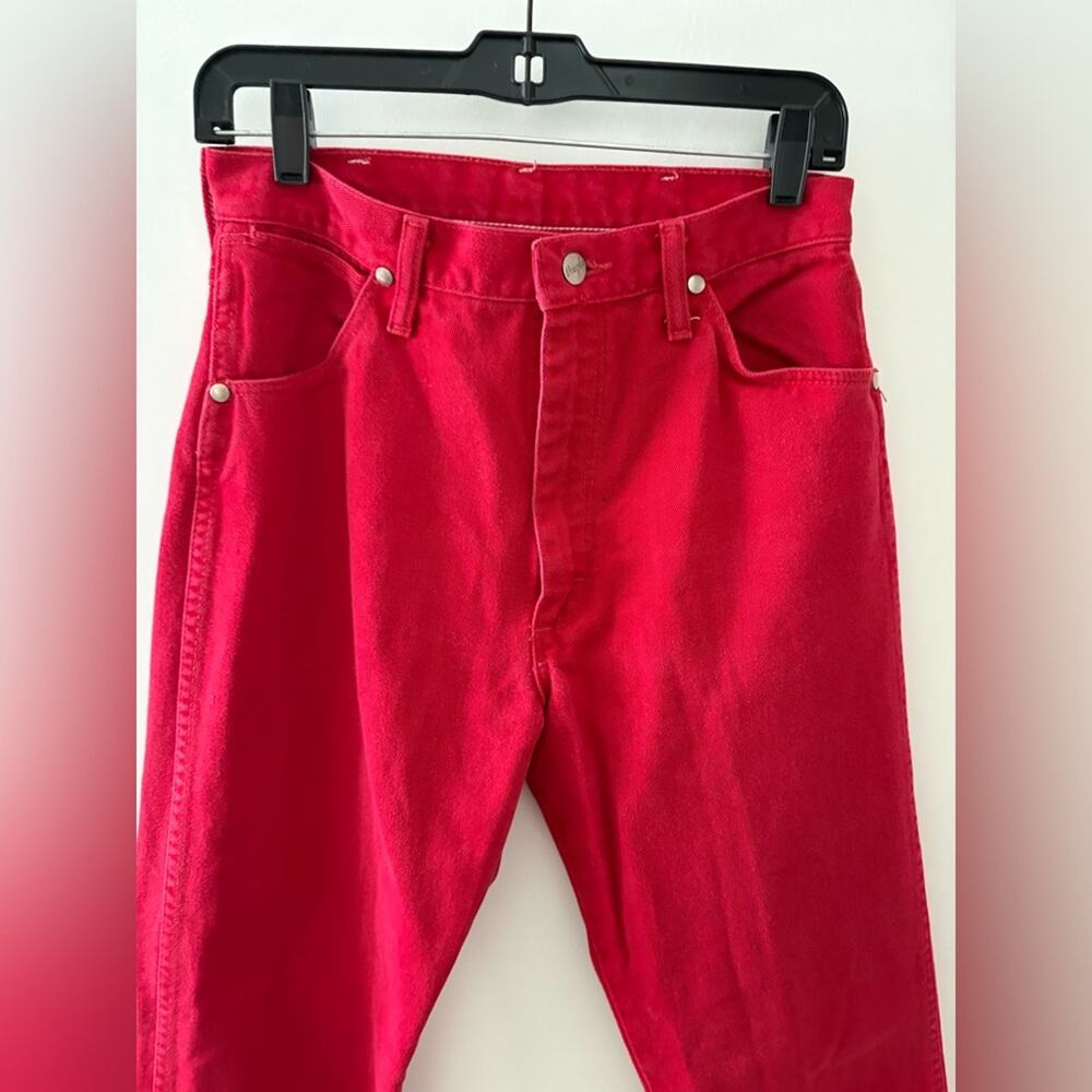 Final price* 80s Wrangler Jeans in cherry red - Picture 4 of 9